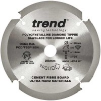 Trend PCD/FSB/1654 Fibre Cement Saw PCD 165X4TX20MM £48.99